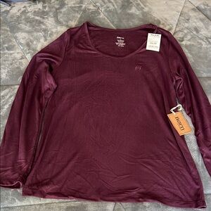 Born Women's Pajama Set - Burgundy & White